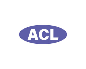 ACL logo design vector template