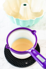 Bundt Pan Prep-Flour Shortening for Perfect Baking