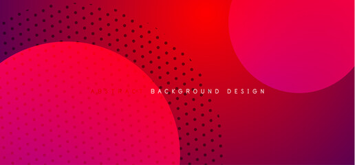 Abstract tech circles vector background, technology digital bubbles