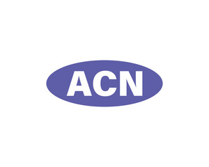 ACN logo design vector template