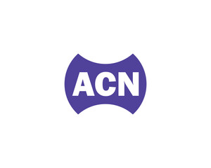 ACN logo design vector template
