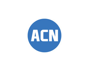 ACN logo design vector template