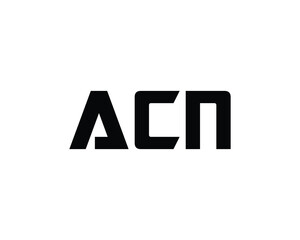 ACN logo design vector template