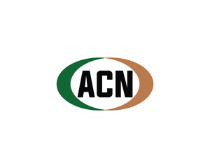 ACN logo design vector template