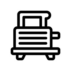 toaster line icon