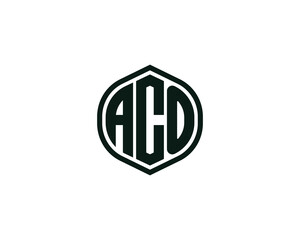 ACO logo design vector template