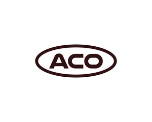 ACO logo design vector template