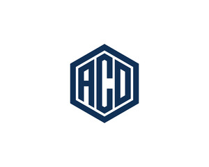 ACO logo design vector template