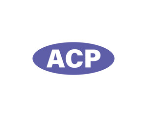 ACP logo design vector template