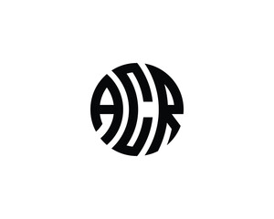 ACR logo design vector template