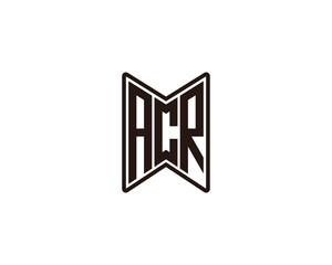 ACR logo design vector template