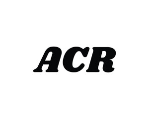 ACR logo design vector template