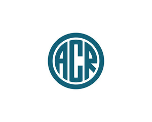 ACR logo design vector template