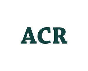 ACR logo design vector template