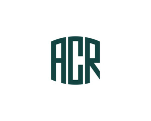 ACR logo design vector template