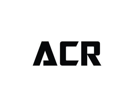 ACR logo design vector template