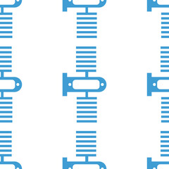 Digital png illustration of blue scales repeated on transparent background