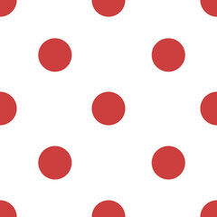 Digital png illustration of red pattern of repeated circles on transparent background