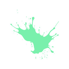 Colorful Vector Illustration of  Water Splash