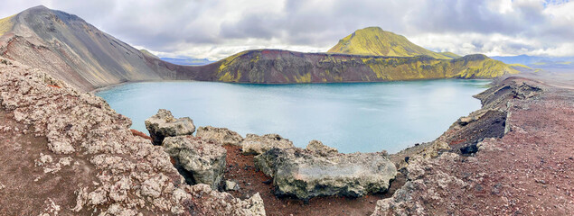 Ljótipollur Crater in Iceland © Michelle