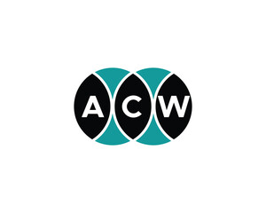 ACW logo design vector template