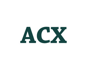 ACX Logo design vector template