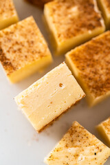 Christmas Eggnog fudge