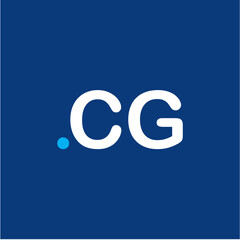 CG Initial logo management company luxury premium trendy