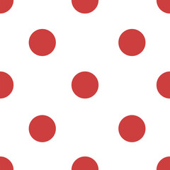 Digital png illustration of red pattern of repeated circles on transparent background