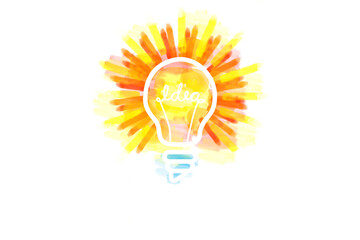 Digital png illustration of shiny light bulb on transparent background