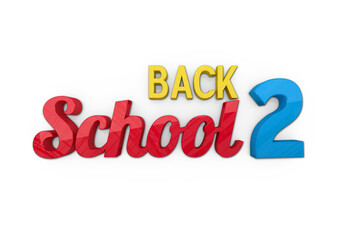 Digital png illustration of back to school text on transparent background