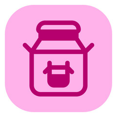 Editable milk can vector icon. Diary, farm, drink, beverage. Part of a big icon set family. Perfect for web and app interfaces, presentations, infographics, etc