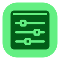 Editable setting, preferences, configuration vector icon. Part of a big icon set family. Perfect for web and app interfaces, presentations, infographics, etc