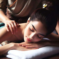Obraz na płótnie Canvas Thai massage