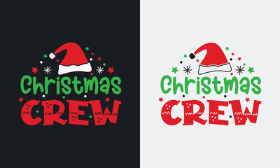 typography Christmas holiday t shirt.
