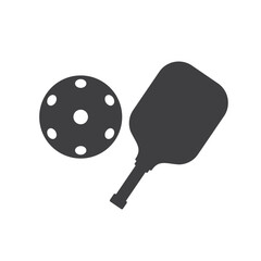 illustration of pickleball, a sport that combines elements of tennis, badminton and table tennis.