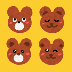クマさんのイラスト素材