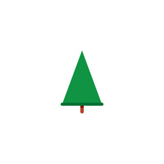 Christmas fir tree set vector vector