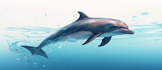 Fototapeta premium Namibian dolphin.