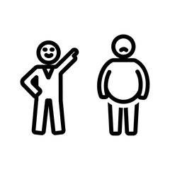 Black line icon for Taunt