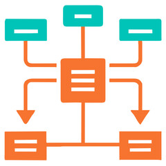 Task chart symbol icon