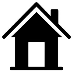 home icon on a white background