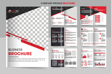 company profile brochure design ,Brochure creative design. Multipurpose template with cover, back and inside pages. 