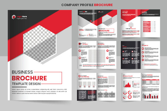 company profile brochure design ,Brochure creative design. Multipurpose template with cover, back and inside pages. 