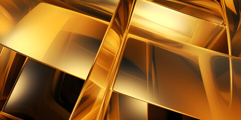 Gold texture used as banner wallpaper abstract unique .Opulent Gold Elegance Banner .