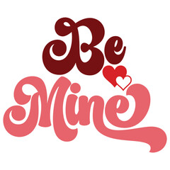 Be mine Retro SVG