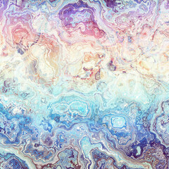 Fototapeta na wymiar Abstract Marble texture. Fractal digital Art Background. High Resolution. Can be used for background or wallpaper
