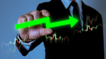 business planning concept Business Town Growth Quality trading stable growth