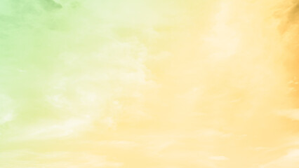 Sky Cloud Yellow Green Sunrise Beautiful Pastel Orange Background Gradient Bright Fantasy Dreamy...