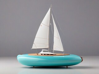 Modern miniature Sailing Boat Ship Concept Design